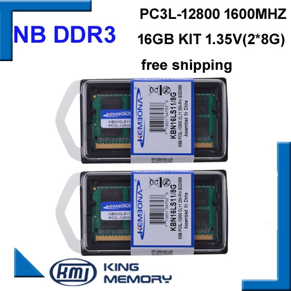 KEMBONA ǰ Ʈ ram sodimm DDR3L DDR3 16GB ..